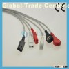 LL 3 lead Datascope cable with snap,AHA(U364-1A