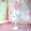 Bestseller pink fabric table and floor lamps