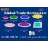Indoor RGB Flush Mount LED Ceiling Panel Lights with 2.4G RF Touch Screen Controller