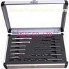 Black 4mm MDF Aluminum Tool Cases For Drills , Custom Die Cur Foam