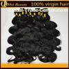 613# Black Brazilian Remy Body Wave Virgin Human Hair Extensions have stock