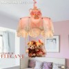 Cheap love bear girls room chandelier and pendant light