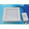 Square LED Ceiling Light With Color Glass