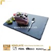 Various shapes and sizes natural slate stone cheese board series black plates