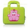 Teddy Embroidered Laptop Computer Carrying Case , Notebook Bags 10 Inch