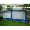 All weather PVC vintage / Travel Trailer Awning for caravans , Blue