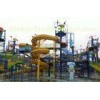 Water Playground Equipment With Fiberglass Spiral Water Slide , Water Amusement Park