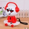 Fancy fashion boy sliding plate music boy table lamps