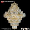 Overlapping Tiers of Crystal Decorative Gold finish frame  82048B