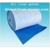 Inlet Cotton Blue White Pre Air Filtration Media Spray Booth Air Filter Roll Material