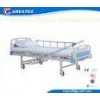 Durable Power Coated Steel Protable hospital adjustable beds for home with drainage hooks