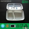 PP Plastic Food Container with Lid Dual Compartment