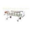 Low Medicare Adjustable Manual Hospital Bed with Collapsible Aluminum Guardrails
