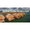 Small Modular Prefabricated Hotel , Overwater Bungalow With Light Steel Frame