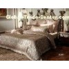 Classical Natural Mulberry Silk Luxury Bed Sets Grey With Good Texture