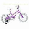 16-inch Cool Child Bike with White tire, Two Training Wheel and BMX Handlebar