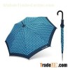 Auto Open Straight Umbrella With Pattern