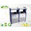 Large  Outside Trash Cans Square Outdoor Garbage Bin Power Coating  For Park