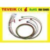 M1644A ECG 5 lead wires , Snap , AHA for patient monitor