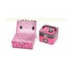 Personalized Custom Pink Rigid Gift Box Handle Lovely For Wedding