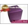 Rechargeable plastic Gift Jewellery Boxes, purple fancy paper and black velvet Pendant Gift Box with