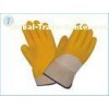 Open Back Latex Coated Industrial Protective Hand Gloves For Sharp Edged Materials