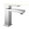 Square Deck Mount One Handle Water Mixer Taps Single Hole for Lavatory