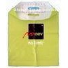 Yellow Die cut HDPE Patch Handle Bags Personalised Carrier Bags for Shopping