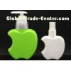 Green , White apple shaped perfume bottle Plastic Pump Bottles for shampoo