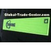 Green rectangle customized drinking soft pvc bar runner mats