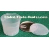 450ml Transparent PP Products Plastic Can Food Container with PE plastic cap