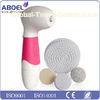 Waterproof Sonic Skin Cleansing Brush With ABS Case , Deep Pore Cleansing Brush