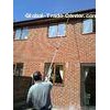18ft Carbon Fibre Window Cleaning Poles , mixed carbon fiber telescopic pole for window washing