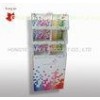 3 Tier Eco-Friendly Cardboard Display Stands For Market Stall