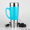 16oz Double Wall Stainless Steel Tumbler Electric Heated Termos Flask Coffee Mug with handle