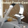 Conception spéciale en laiton chromé cascade Curve Bec lavabo robinet F3025