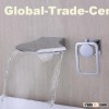Contemporain généralisée cascade robinet évier salle de bains (Chrome) T6035