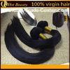 Natural Black Chinese Straight Remy Virgin Human Hair Extensions with factory price