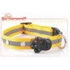 7 Colors Jewel Led Nylon Reflective Strip Dog Collar For Pet Night Walk Safety With Light Up Bulb