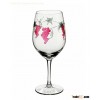 luster decorated glass cup