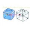 1.8mm Transparent Acrylic Cosmetic Case With Lock For Makeup Artist