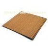 5mm Office Perforated PVC Wall Panels / Wood Color Waterproof Wall Panels
