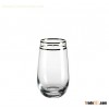 gold decorated shot glass
