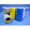 Multi Color Dyed 100% Polyester Sewing Thread / Spun Polyester Sewing Yarns