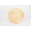 23" 8 Ribs Kids Parasol Umbrellas Dome Transparent Yellow For Event