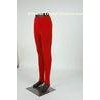 Red Cotton Spandex Leggings , Single Cylindered Girls Footless Tights