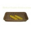 Poly Wicker Bread Food Shelf Storage Baskets rectangular Water Proof Handmade