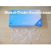 Clear Disposable Vinyl Glove medium powder free Synthetic PVC glove