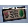 Anti Fatigue Rubber Bar Mat Promotion Printed Beer Mats With 3D Embossed