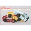 Breed Dog LED Pet Collar with Reflective Strip Nylon Coin cell Battery
